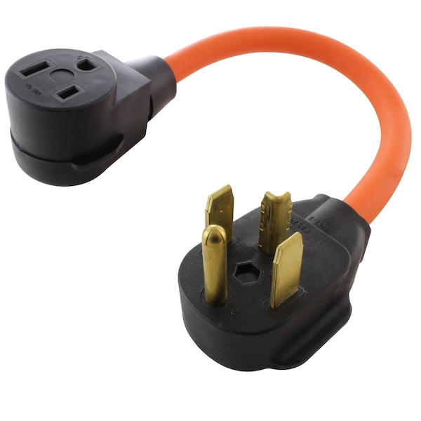 Ac Works 1.5FT Adapter 14-30 Plug 4-Prong 30A Plug to NEMA 6-50R 50A 250V Adapter - WD1430650-018