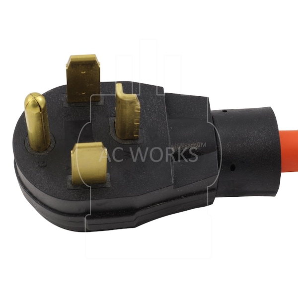 Ac Works 1.5FT Adapter 14-30 Plug 4-Prong 30A Plug to NEMA 6-50R 50A 250V Adapter - WD1430650-018