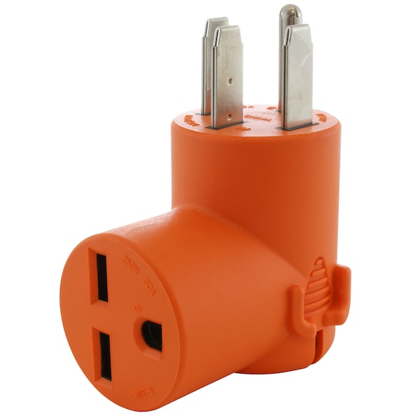 Ac Works Range/RV/Generator 14-50P Plug to 6-30R 30 Amp 250 Volt HVAC Female Adapter - AD1450630