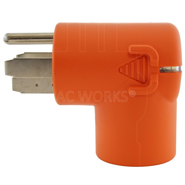 Ac Works Range/RV/Generator 14-50P Plug to 6-30R 30 Amp 250 Volt HVAC Female Adapter - AD1450630