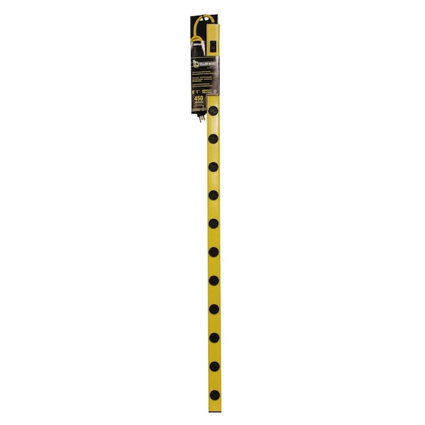 Woods YELLOW JACKET, 12 OUTLET MTL SURGE STRP W/14/3 SJT 6FT CORD, 48", 510J - 5154