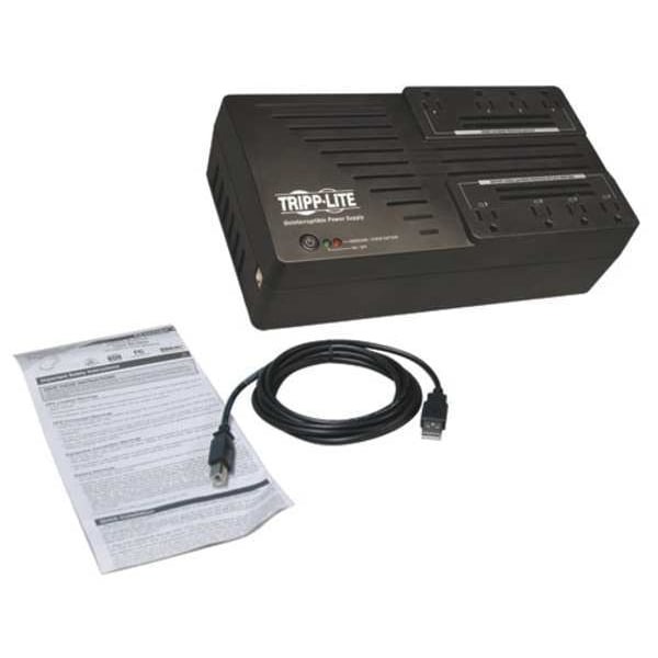 Tripp Lite UPS System, 700VA, Line Interactive, Out: 110/115/120V AC In: 120V AC - AVR700U