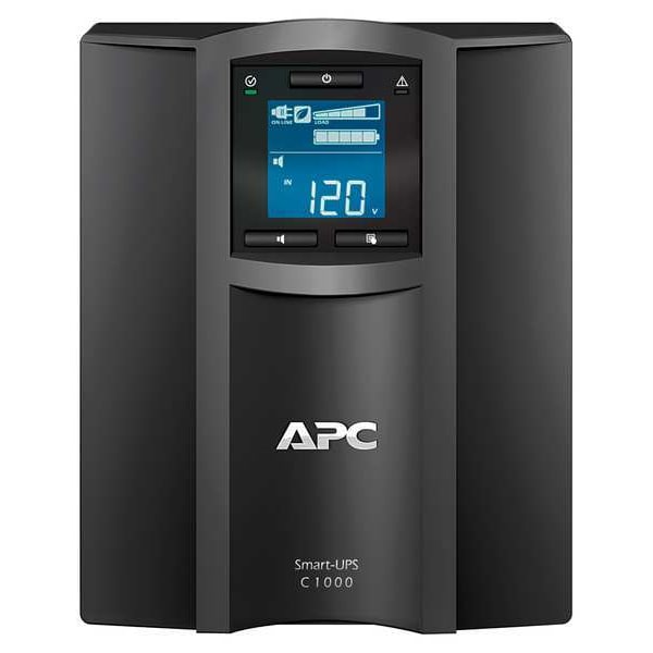 Apc Smart UPS, 1kVA, Line Interactive, Out: 120V AC In: 120V AC - SMC1000C