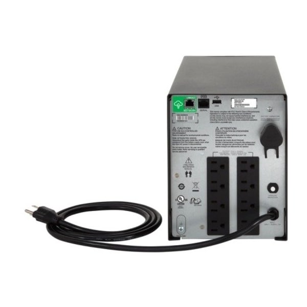 Apc Smart UPS, 1kVA, Line Interactive, Out: 120V AC In: 120V AC - SMC1000C