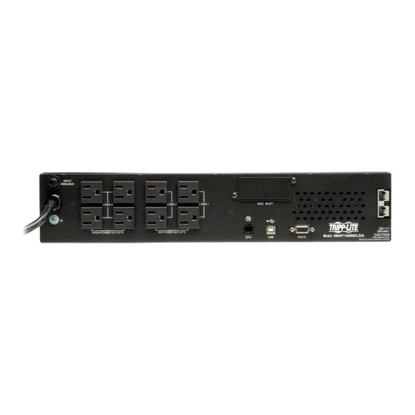 Tripp Lite UPS System, 1.5kVA, Line Interactive, Out: 120V AC In: 120V AC - SMART1500RMXL2UA