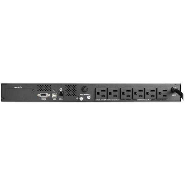 Tripp Lite Smart UPS, 500VA, Line Interactive, Out: 120V AC In: 120V AC - SMART500RT1U