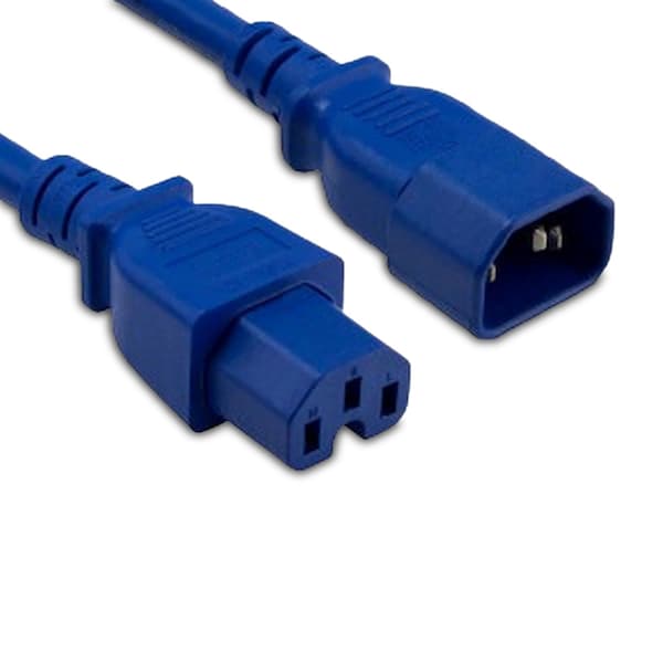 Enet C14 To C15 2Ft Blue Pwr Extension Cord - C14C15-BL-2F-ENC