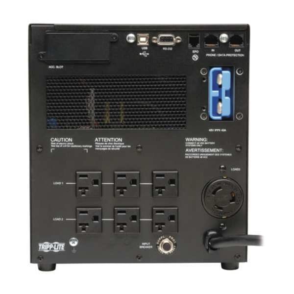 Tripp Lite UPS System, 1.96kVA, Online/Double Conversion, Out: 100/110/120/127V AC In: 100/115/120/127V AC - SU2200XLCD