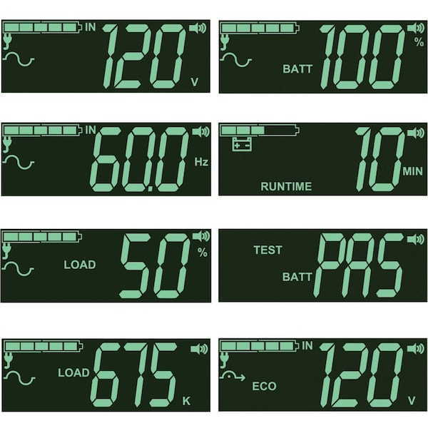 Tripp Lite UPS System, 1.96kVA, Online/Double Conversion, Out: 100/110/120/127V AC In: 100/115/120/127V AC - SU2200XLCD