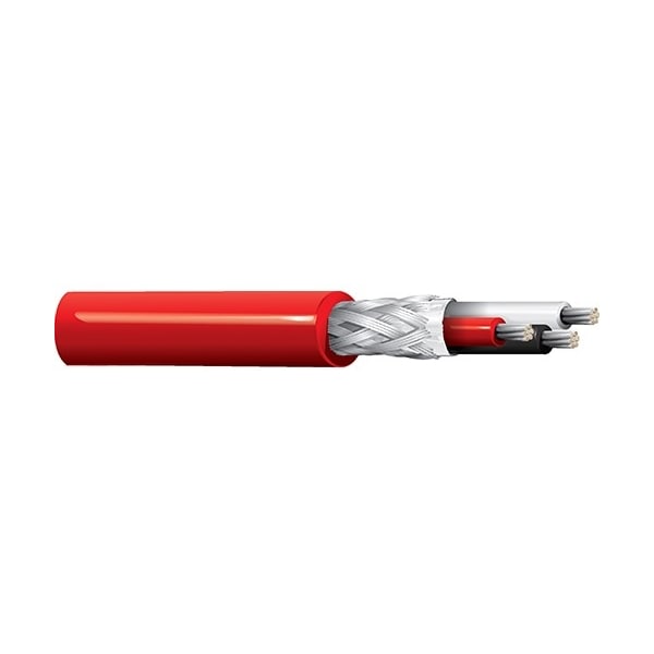 Belden Multi-Conductor Cable, 14 AWG, 4 C, Red, FEP, Stranded, 300V AC - 83754 0021000