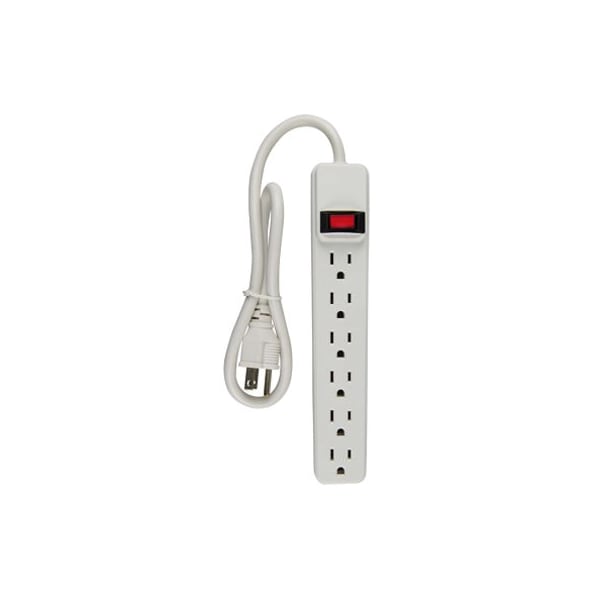 Kab Enterprise WHT 6Out Power Strip - PS-669 PDQ