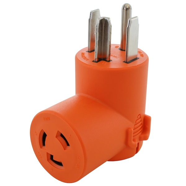 Ac Works Adapter NEMA 14-30P 30A Dryer Outlet to L6-30R 30A 250V Female Connector - AD1430L630
