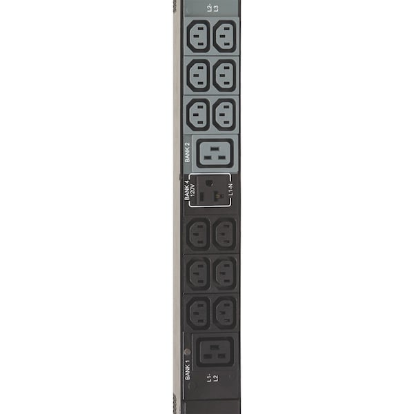 Tripp Lite PDU, 3-Ph, Monitored, 8.6kW, C13/19, 5-15R, 0U - PDU3VN3L2130