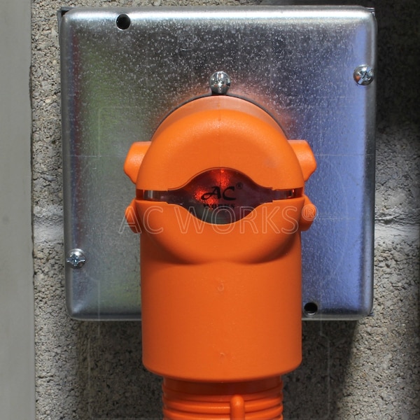 Ac Works Dryer Outlet Adapter 4-Prong Dryer Plug 14-30P to 4-Prong 20A Locking L14-20R - AD1430L1420