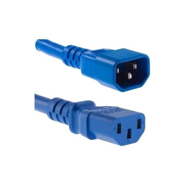 Unirise Usa 2.5Ft Power Cord C13-C14 10Amp Blue - PWRC13C142.5FBLU