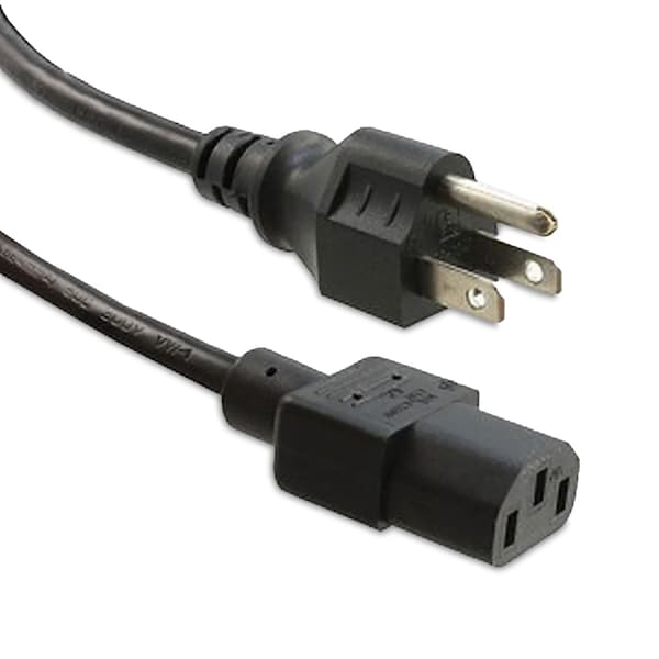 Enet 5-15P - C13 25Ft Black Power Cord - N515-C13-25F-ENC