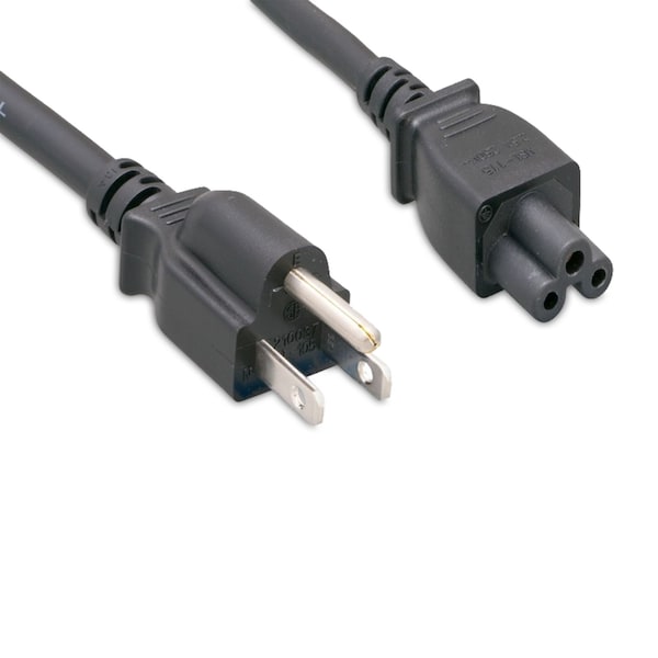 Enet 5-15P To C5 3Ft Black Laptop Power Cord - N515P-C5-3F-ENC