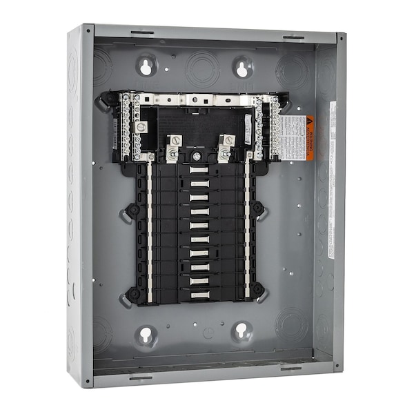 Square D Load Center, QO, 16 Spaces, 125A, 120/240V AC, Main Lug, 1 Phase - QO116L125PG