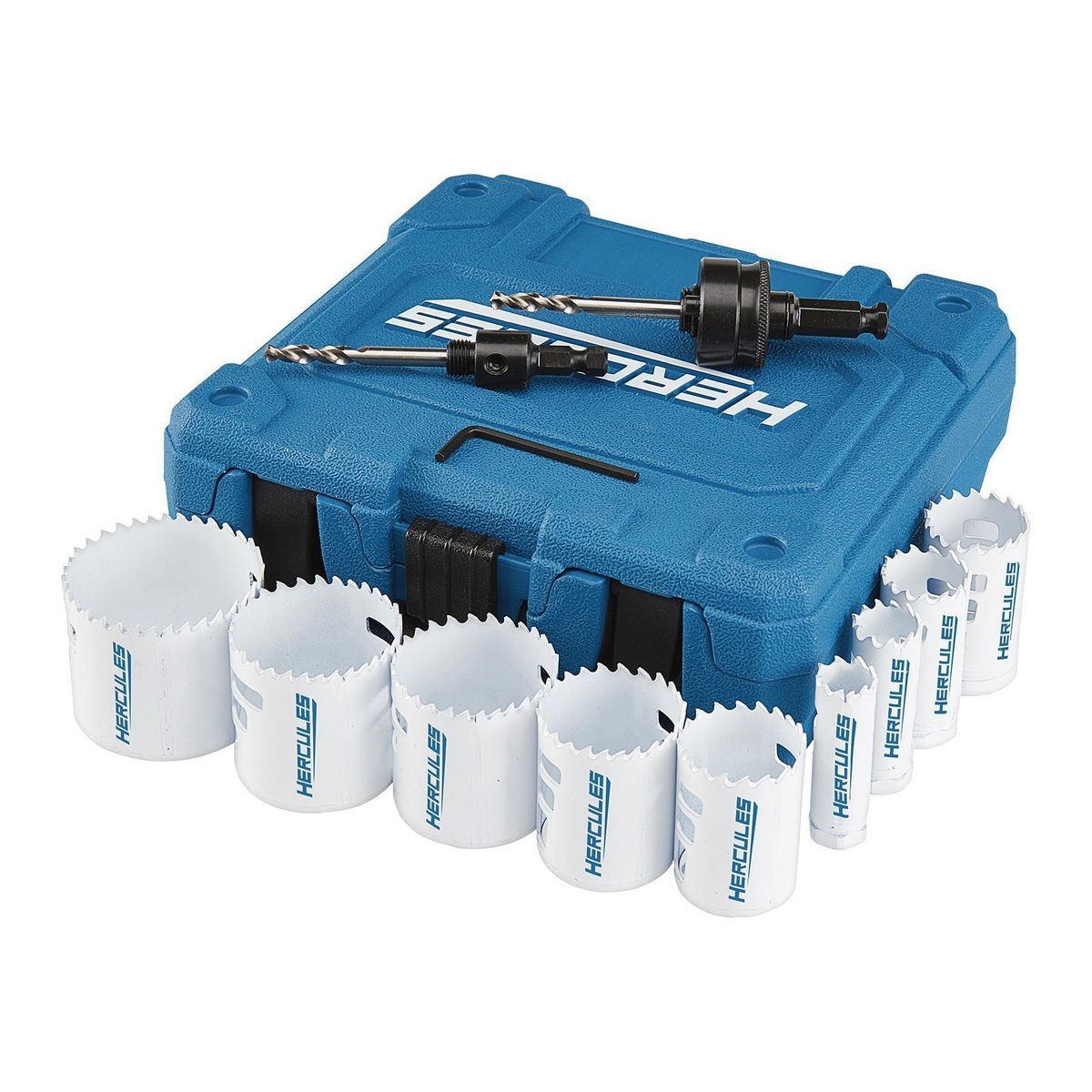 Set de sierras de corona bimetálicas para uso general Hercules, 13 piezas - 63761
