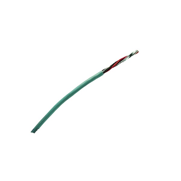 Belden Multi-Conductor Cable, 22 AWG, 4 C, Black, PVC, Stranded, 300V AC, Indoor - 1502R 0105000
