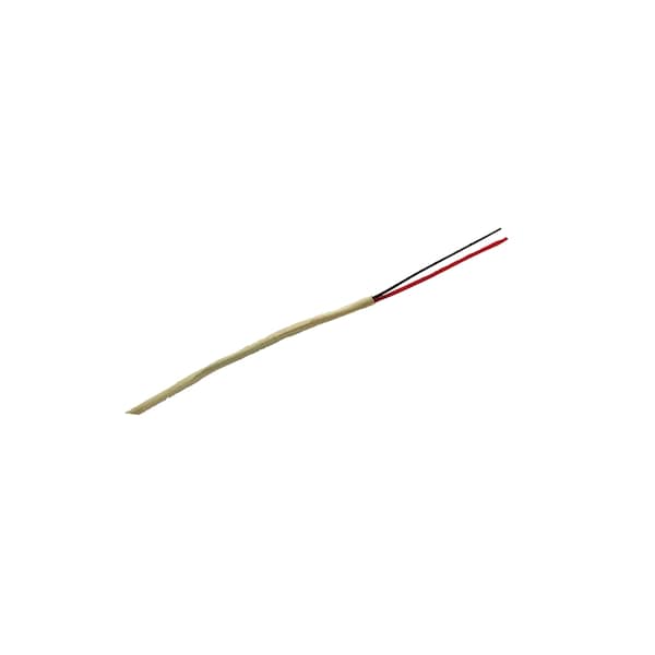 Belden Multi-Conductor Cable, 18 AWG, 2 C, White, PVC, Stranded, 300V AC, Indoor - 5300UE 009U1000