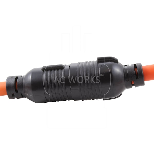 Ac Works 1FT STW 10/3 NEMA 5-15P 15A Household Plug to NEMA L5-30R 30A Adapter - S515L530-012