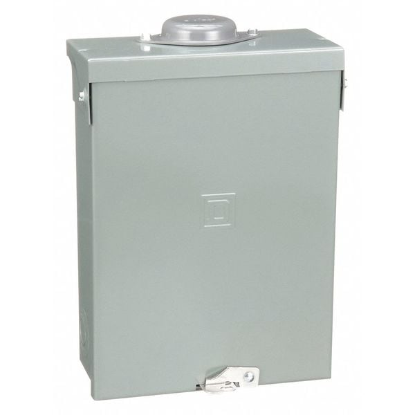 Square D Load Center, 6 Spaces, 100A, 120/240V AC - HOM612L100RB