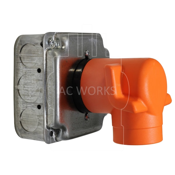 Ac Works Welder 6-50P Plug to L6-30R 3-Prong 30 Amp 250 Volt Locking Female Adapter - AD650L630