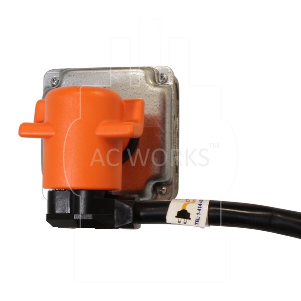 Ac Works 4-Prong Dryer 14-30P Plug to 6-30R 30 Amp 250 Volt HVAC Female Adapter - AD1430630