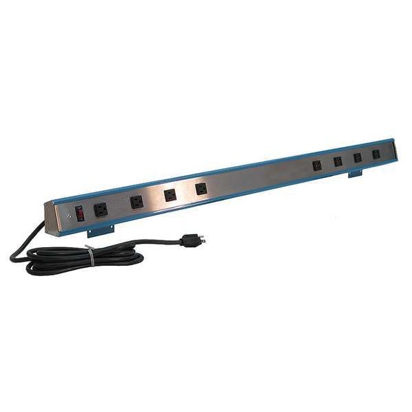 Benchpro Outlet Strip, 8 Outlets, 5-15R, 110V, 60inL - S8-60