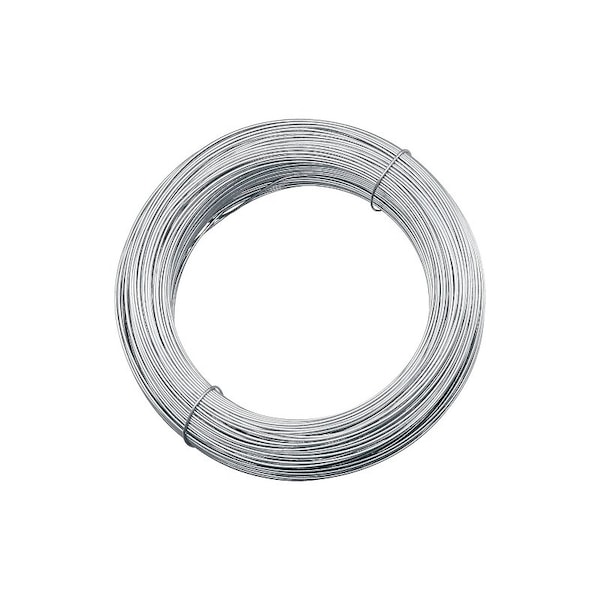National Hardware V2568 Series Wire, 0.023 in Dia, 250 ft L, 24 Gauge, 10 lb Working Load, Galvanized Steel - N264-804