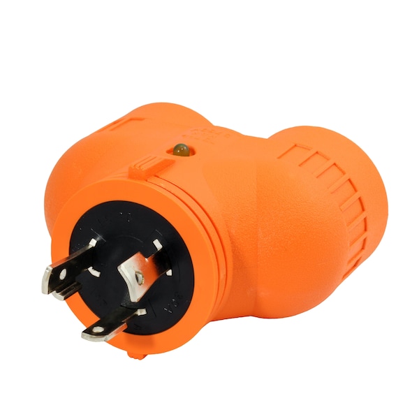 Ac Works L5-30P 30A 125V 3-Prong Plug to 2 L5-30R 30A 125V Female Connectors - ADVL530L530