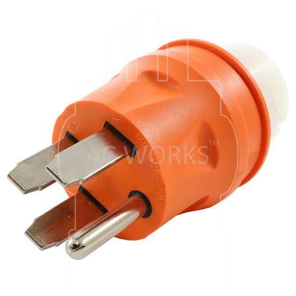 Ac Works Transfer Switch/Temp Power 14-50P 50A 4-Prong Plug to CS6364 50A Connector - ADTE1450