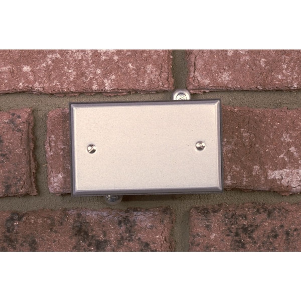 Bell Outdoor Weatherproof Cover, 1 Gang, 4-1/2 in H, 2-3/4 in W, NEMA 3R, Steel, Gray - 5173-0