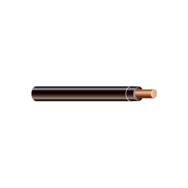 Southwire THHN; THWN, Building Wire, Copper, 12 AWG, 1C, Black, Solid, 500 ft - 11587358