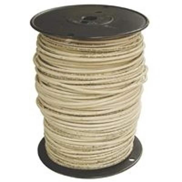 Southwire THHN, Building Wire, Copper, 2 AWG, 1C, White, Stranded, 500 ft - 2WHT-STRX500