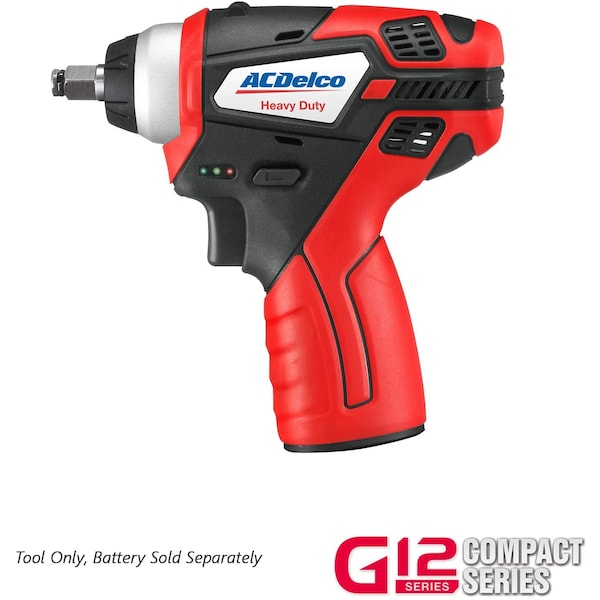 Acdelco G12 3/8" Cordless Impact Wrench 90ft-lbs (Tool Only) - ARI12104T
