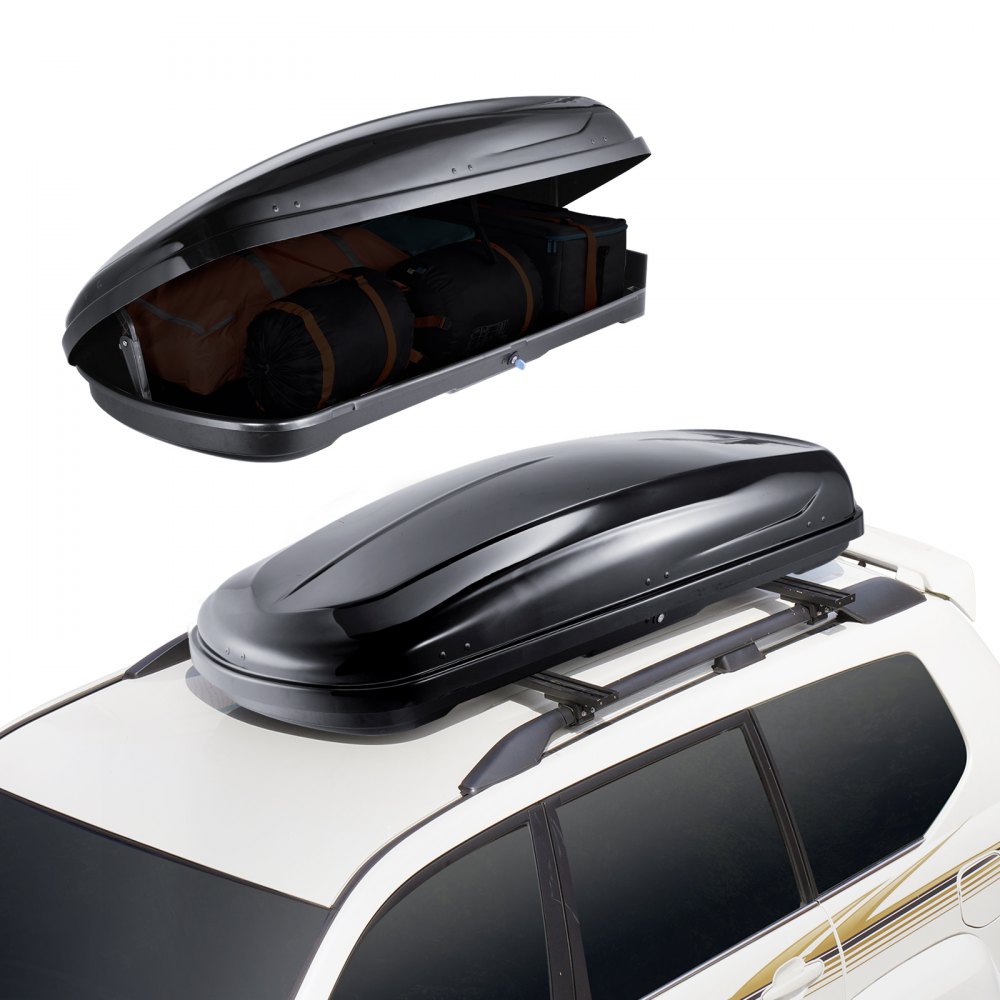 VEVOR Rooftop Cargo Carrier 8 Cubic Feet Luggage Storage Box ABS for SUVs Cars - CDXLXHS8LFYCRA5XPV0