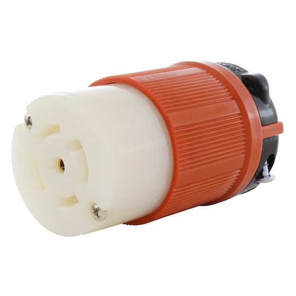 Ac Works NEMA L22-30R 30A 3-Phase Y 277/480V 5-Prong Locking Female Connector with UL, C-UL Approval - ASL2230R