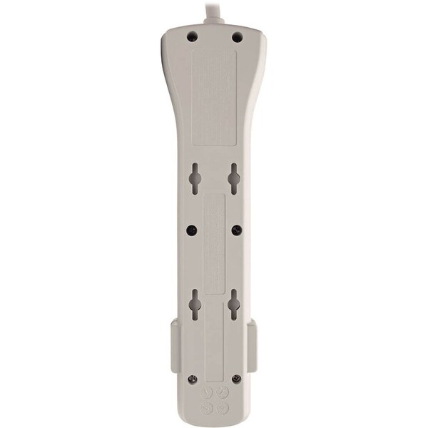 Tripp Lite Surge Protector, 7 Outlet, 2520 Joules, 15' Cord, Gray - TRPSUPER7TEL15
