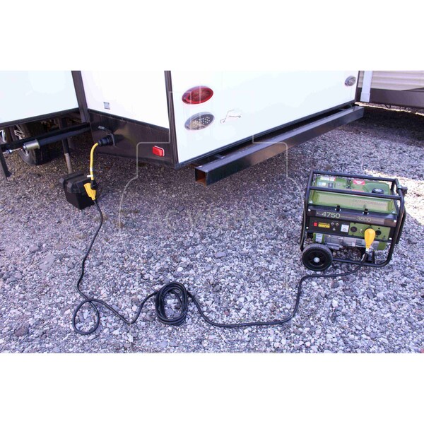 Ac Works 1.5FT RV 30A TT-30P Plug to SS2-50R RV/Marine 50A Detachable Inlet Connection - TTM50-018
