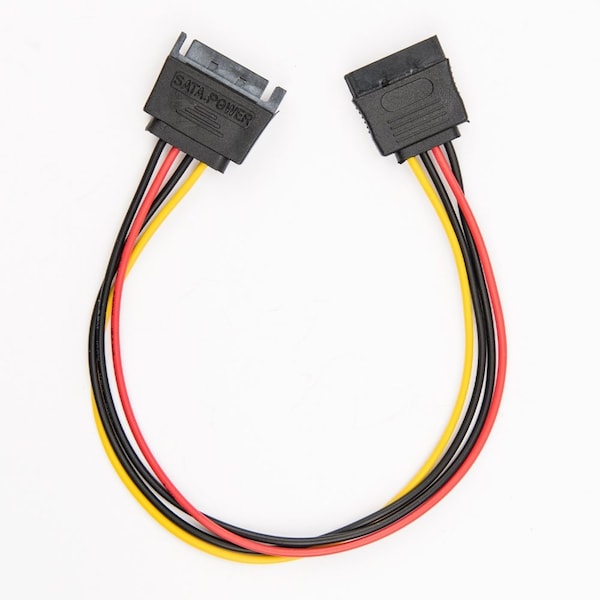 Rocstor 12In 15 Pin Sata Power Extension Cable - Y10C213-B1