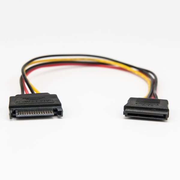 Rocstor 12In 15 Pin Sata Power Extension Cable - Y10C213-B1