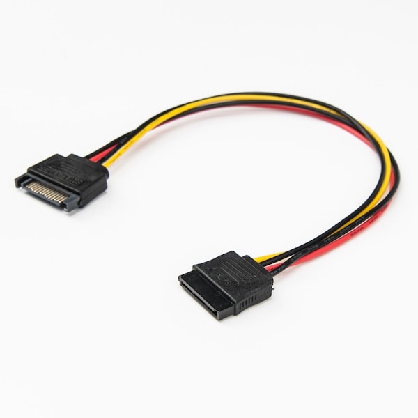 Rocstor 12In 15 Pin Sata Power Extension Cable - Y10C213-B1