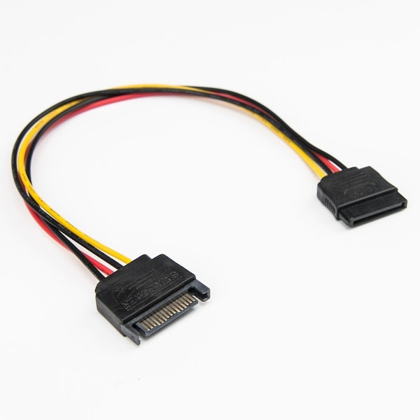 Rocstor 12In 15 Pin Sata Power Extension Cable - Y10C213-B1