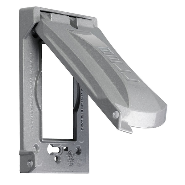 Bell Outdoor Electrical Box Cover, 1 Gang, Aluminum - MX1050S