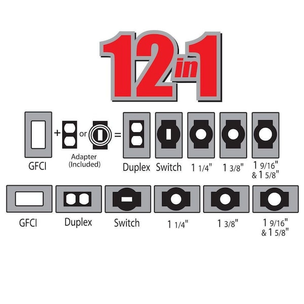 Bell Outdoor Electrical Box Cover, 1 Gang, Aluminum - MX1050S