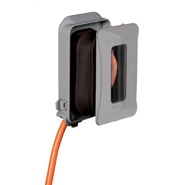 Taymac Weatherproof Cover, Single Gang Box Type, 1 Gang, Polycarbonate, Expandable;In-Use Cover - ML450G