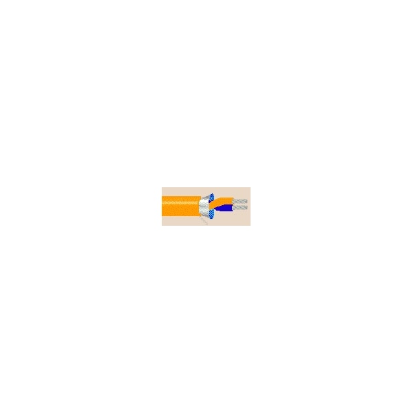 Belden Multi-Conductor Cable, 22 AWG, 2 C, Orange, PVC, Stranded, 300V AC - 3077F 0031000