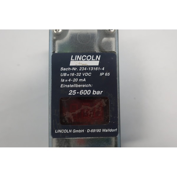 Interruptor de presión Lincoln Industrial 25-600Bar 16-32V-CC - 234-13161-4